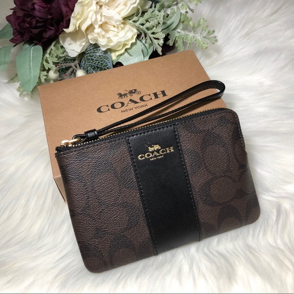 🎀🎀Coach Signature Leather Wristlet F58035 - Picture 4 of 5